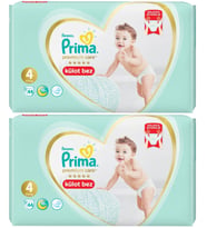 Prima Premium Care Külot Bebek Bezi Beden:4 (9-15Kg) 88 Adet Süper Ekonomik Pk