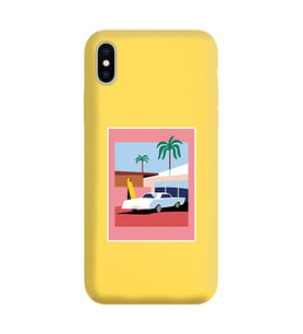 Sarı Lansman Telefon Kılıfı Iphone X