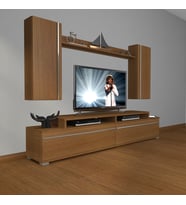 Decoraktiv Ekoflex 7 Mdf Tv Ünitesi Tv Sehpası (Ceviz)