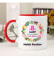 8 Mart Dünya Kadınlar Gününe Özel Kupa Bardak (Beyaz)