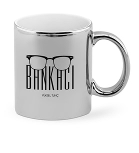 BK Gift Kişiye Özel Mesleki Bankacı Krom Kupa Bardak  10