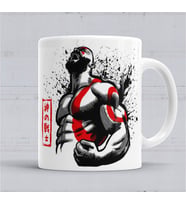 God of War Silhouette Kupa Bardak Porselen