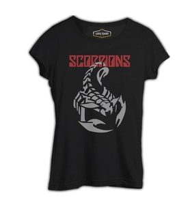 Scorpions - Scorpion Siyah Kadın Tshirt