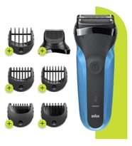 Braun Series 3 310 BT BLUE 3’ü 1 Arada Sakal Şekilendirici ve Tıraş Makinesi