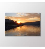 Arty Tablo Haliç'te Gün Batımı Tablo (Karışık)