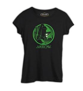 Arrow - 2 Siyah Kadın Tshirt