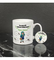İmamhatip Meslek Öğretmeni Kupa Bardak ve Anahtarlık Set