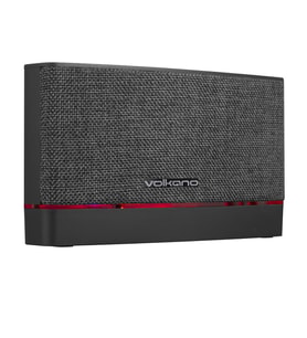 Volkano Texture Series Bluetooth Hoparlör Koyu Gri Led Işıklı RGB Kablosuz VK-3450-DGR