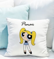 Powerpuff Girls Bubbles Yastığı Kişiye Özel