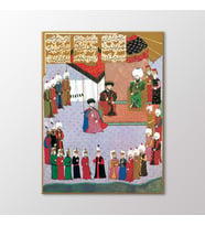 Arty Tablo Mengli Giray Han Sefere Katılmak Üzere II. Beyazid Huzurunda Tablo (Karışık)