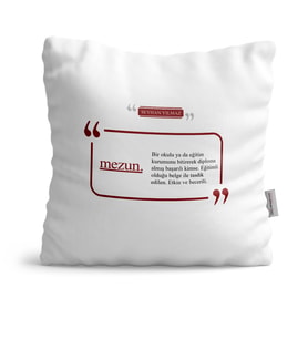 BK Gift Kişiye Özel Mezun Dekoratif Yastık  1