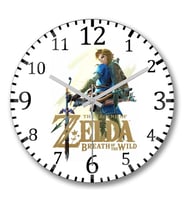 The Legend Of Zelda Breath Of The Wild Duvar Saati Bombeli Gercek