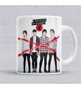 5SOS 5 Seconds Of Summer Yang Kupa Bardak Porselen