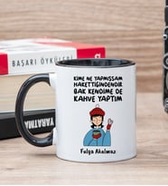 Bak Kendime De Kahve Yaptım Siyah Kupa Bardak