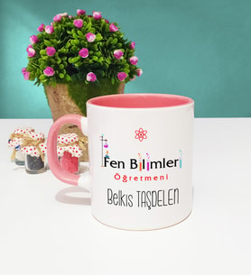 Fen Bilimleri Öğretmeni Kupa Bardak Pembe