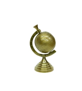 Yerküre Dünya Antik Bronz Renk 5''