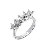 Sirius 1 Karat Görünümlü Pırlanta 5 Taş Yüzük 0723R0122