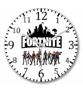 Fortnite  Duvar   Saati Bombeli Gercek Cam
