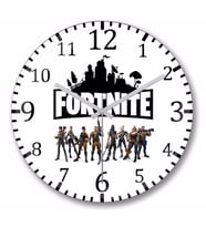 Fortnite  Duvar   Saati Bombeli Gercek Cam