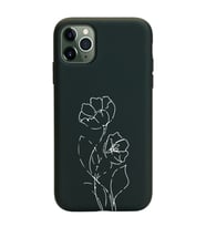 Iphone 11 Pro Çizgi Tasarımlı Siyah Lansman Telefon Kılıfı