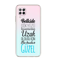 Belkide Tasarımlı Süper Şeffaf Silikon Telefon Kılıfı Huawei P40 Lite