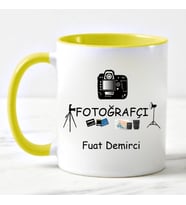 Fotoğrafçı Kupa Bardağı Sarı