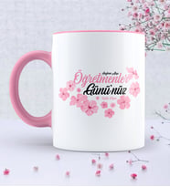 BK Gift Kişiye Özel Öğretmenler Gününüz Kutlu Olsun Pembe Kupa Bardak  3