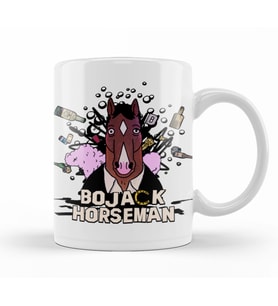 Bojack Horseman  Kupa Bardak Porselen