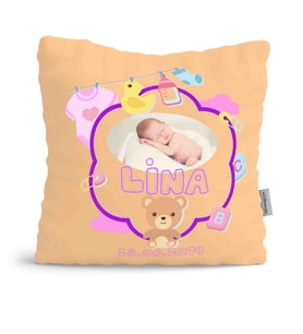BK Gift Kişiye Özel Çocuklar Yavru Ağzı Yastık 47818