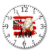 Kill Bill1 Duvar Saati Bombeli Gercek Cam