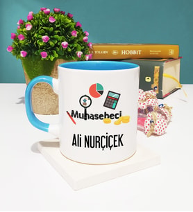 Muhasebeci Kupa Bardak Mavi