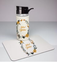 Kişiye Özel Tasarım Cam Matara Ve Mousepad Ofis Seti 94388