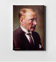 BK Gift Kişiye Özel Atatürk Kanvas Tablo 50x70cm 4