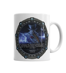 Nikola Tesla Kupa Bardak Porselen