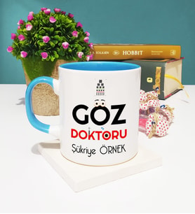 Göz Doktoru Kupa Bardak Mavi