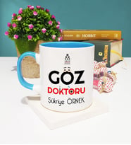 Göz Doktoru Kupa Bardak Mavi
