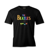 The Beatles Siyah Erkek Tshirt