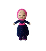 Amigurumi organik oyuncak bebek hanım kiz (Karışık)