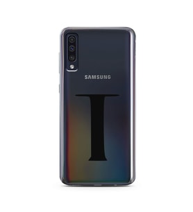 Samsung A50 Harf Tasarımlı Telefon Kılıfı T-Harfi 