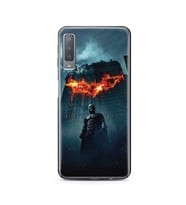 Batman Tasarım Süper Şeffaf Silikon Telefon Kılıfı Samsung A7 (2017)