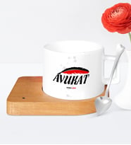 BK Gift Kişiye Özel Mesleki Avukat Ahşap Altlıklı Seramik Fincan  12