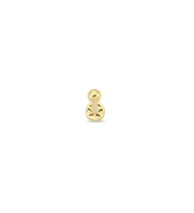 Altın Mini Top Tragus Küpe