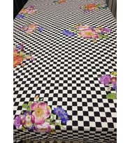 Pivoine  dama çiçek Desenli Masa Örtüsü