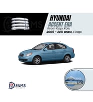 Hyundai Accent Era Krom Kapı Kolu 4 Kapı 2005 - 2011 arası Paslanmaz Çelik
