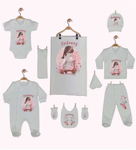 Pia Baby GL 1940 10 Parça İsme Özel Hastane Çıkışı