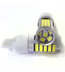 FEMEX Premium T20 7443 9w Led Ampul Çift Duy Beyaz 2835 Chip Mercekli