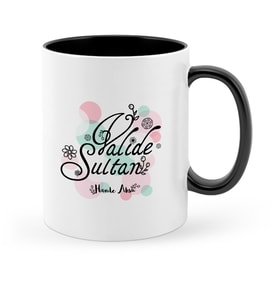 BK Gift Kişiye Özel Valide Sultan Siyah Kupa Bardak  3