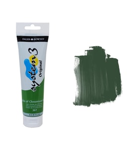 Daler Rowney System 3 Akrilik Boya 150ml 367 Oxide of Chromium Green
