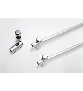 Briz Perde Borusu ve Başlığı Perde Çubuğu 60 cm (1 Çift)
