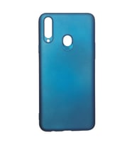 Samsung Galaxy A20S Premium Silikon Kılıf (Mavi)